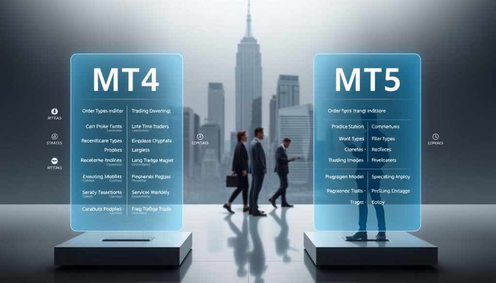 MT4 vs MT5 platform features