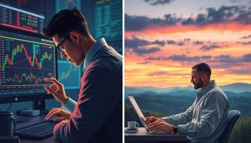 day trading vs swing trading differences