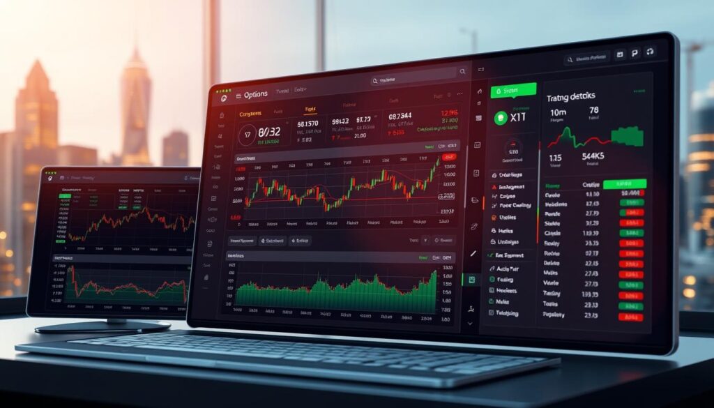 trading platforms account options