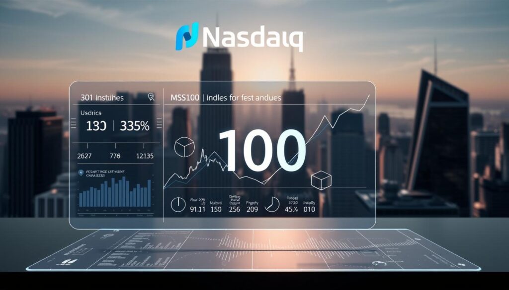Nasdaq 100 core features visualization