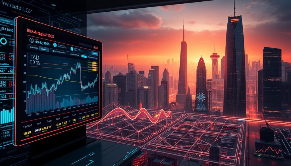 Nasdaq 100 risk management visualization