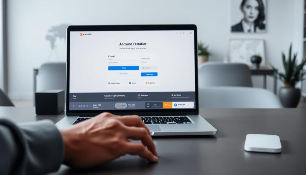 Configuración de la cuenta de trading social de Exness