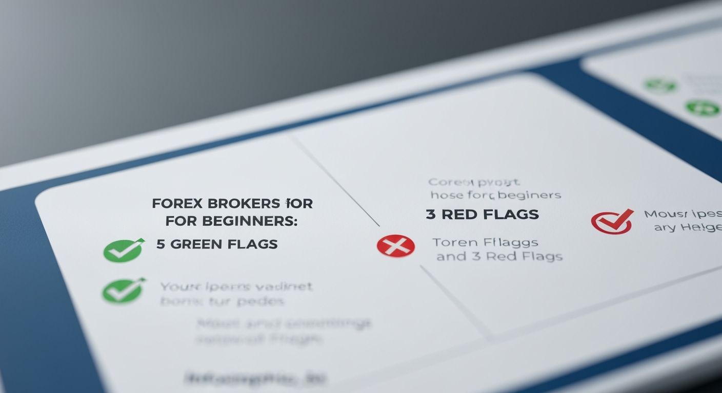 Forex Brokers for Beginners: 5 Green Flags and 3 Red Flags