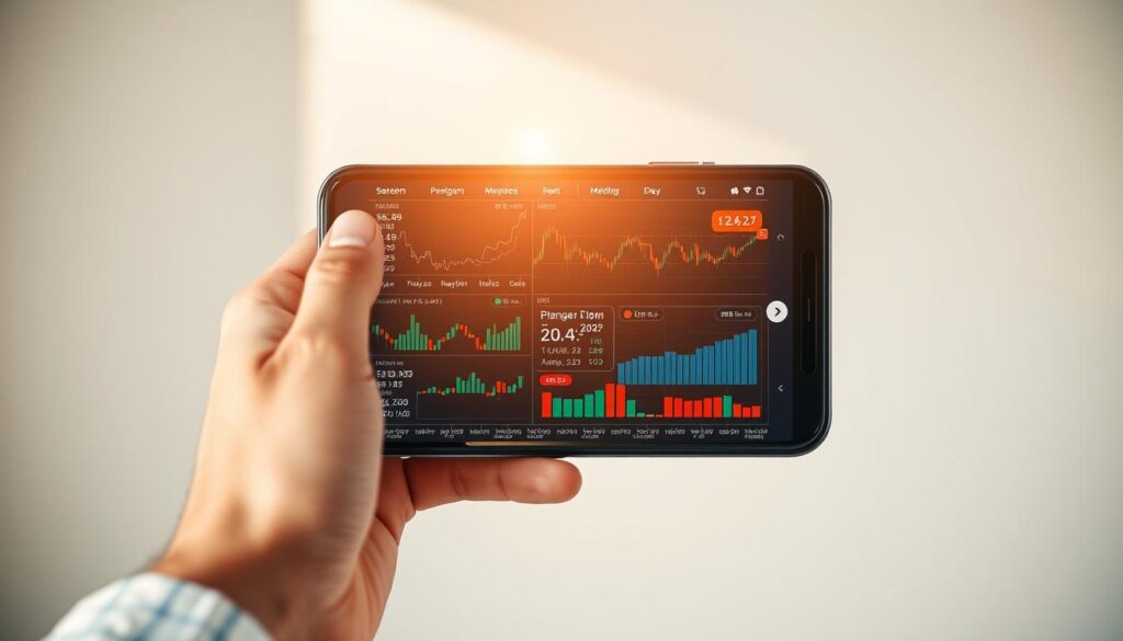 real-time market charts