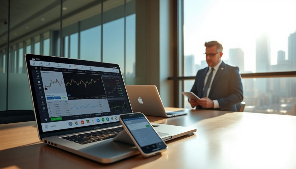 IG Trading app features and tools