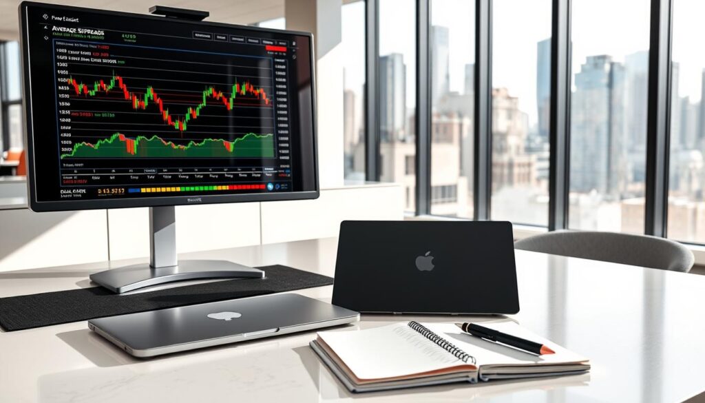 real world average forex spreads