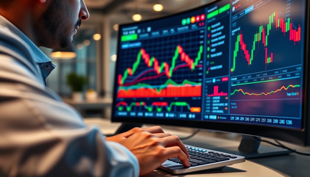 navigating the trading interface